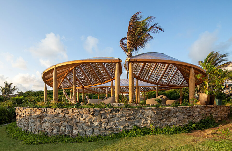Pavilhão das Folhas Sagradas do Kilombo Villas
